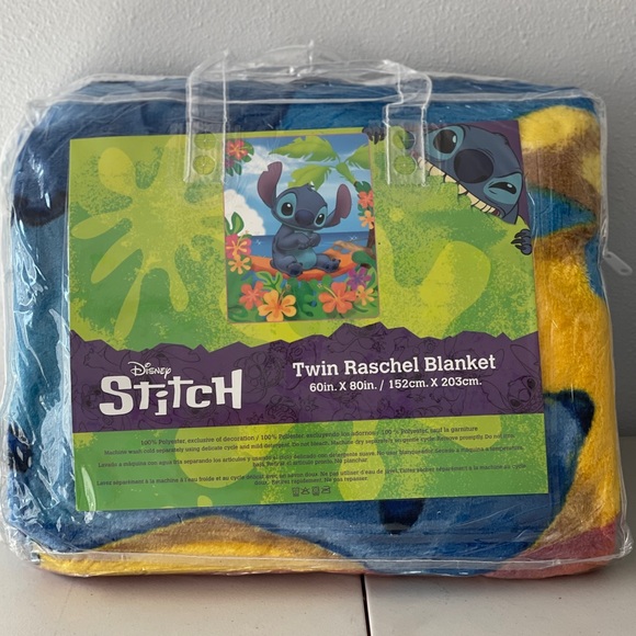 Twin size” Stitch  soft & warm royal plush throw size 60”x80”inch. - Picture 1 of 4